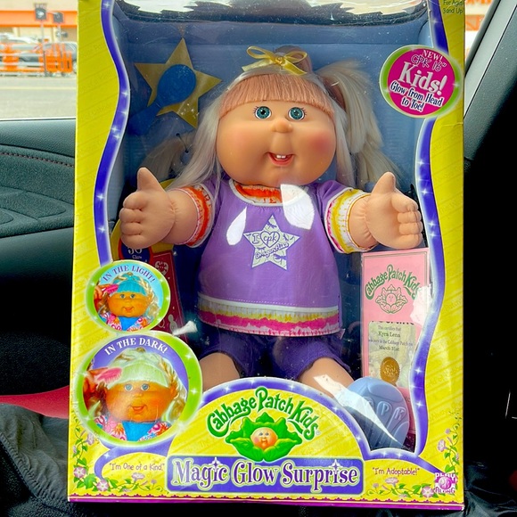 Cabbage  Patch Doll Magic Glow Surprise  doll 2007 rare blonde with pigtails ☺️ - Picture 2 of 11